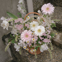 JUNE | Fresh flower basket class 鮮花籃班