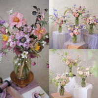 JULY | Vase arrangement class 家居瓶花