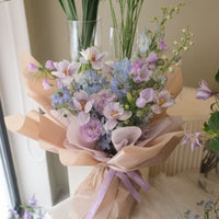JULY|Hand-tied bouquet class 花束班