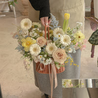 JUNE | Fresh flower basket class 鮮花籃班