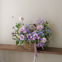 JUNE | Fresh flower basket class 鮮花籃班