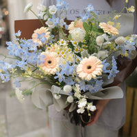 JULY|Hand-tied bouquet class 花束班