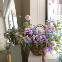 JUNE | Fresh flower basket class 鮮花籃班