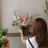 JUNE | Vase arrangement class 家居瓶花 (扁長花瓶)