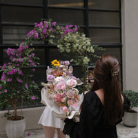 JULY|Hand-tied bouquet class 花束班