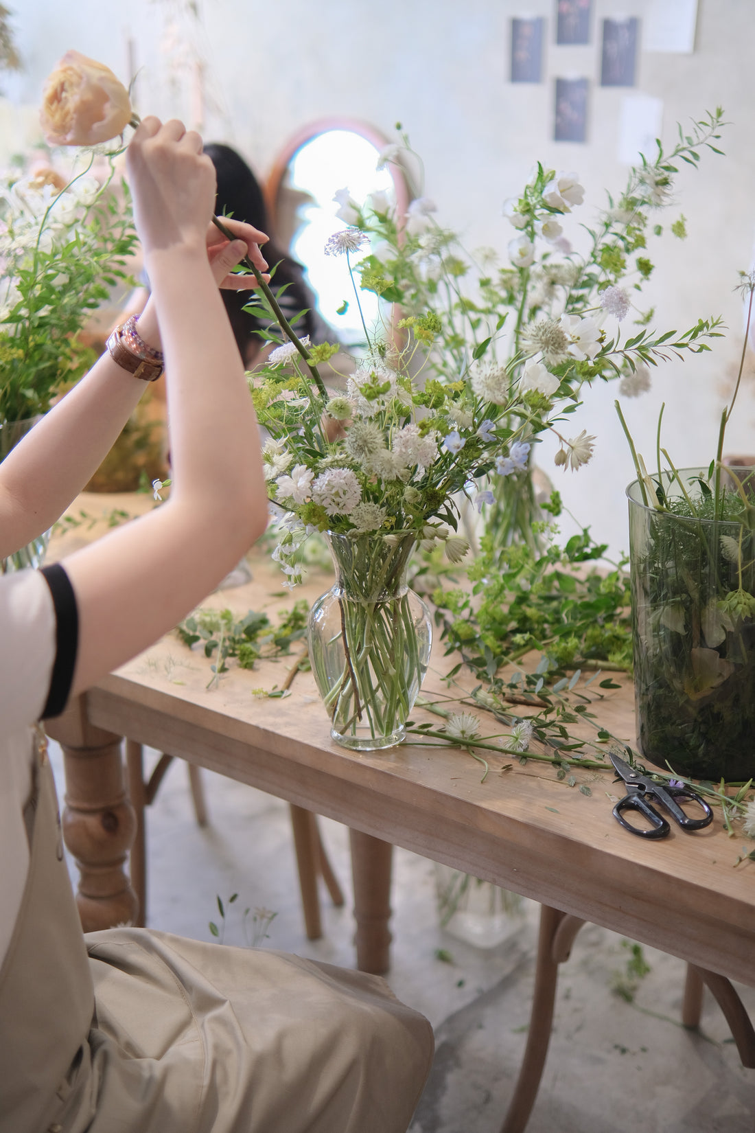 JULY | Vase arrangement class 家居瓶花