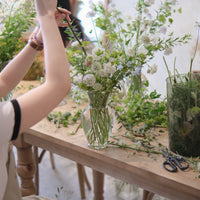 JUNE | Vase arrangement class 家居瓶花 (扁長花瓶)