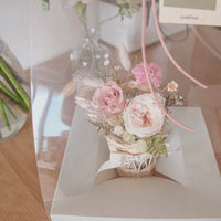 Preserved flower basket