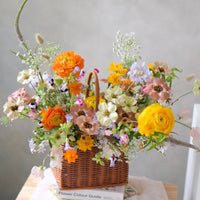 Fresh flower basket