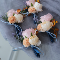 Boutonnieres & Wrist Corsages (Silk flower)