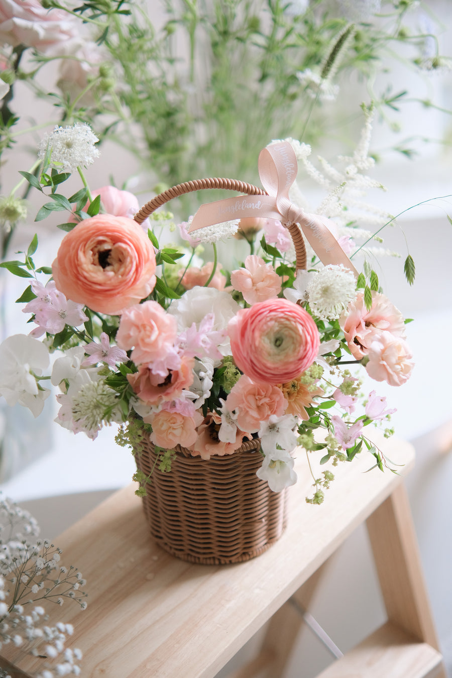 Fresh flower basket