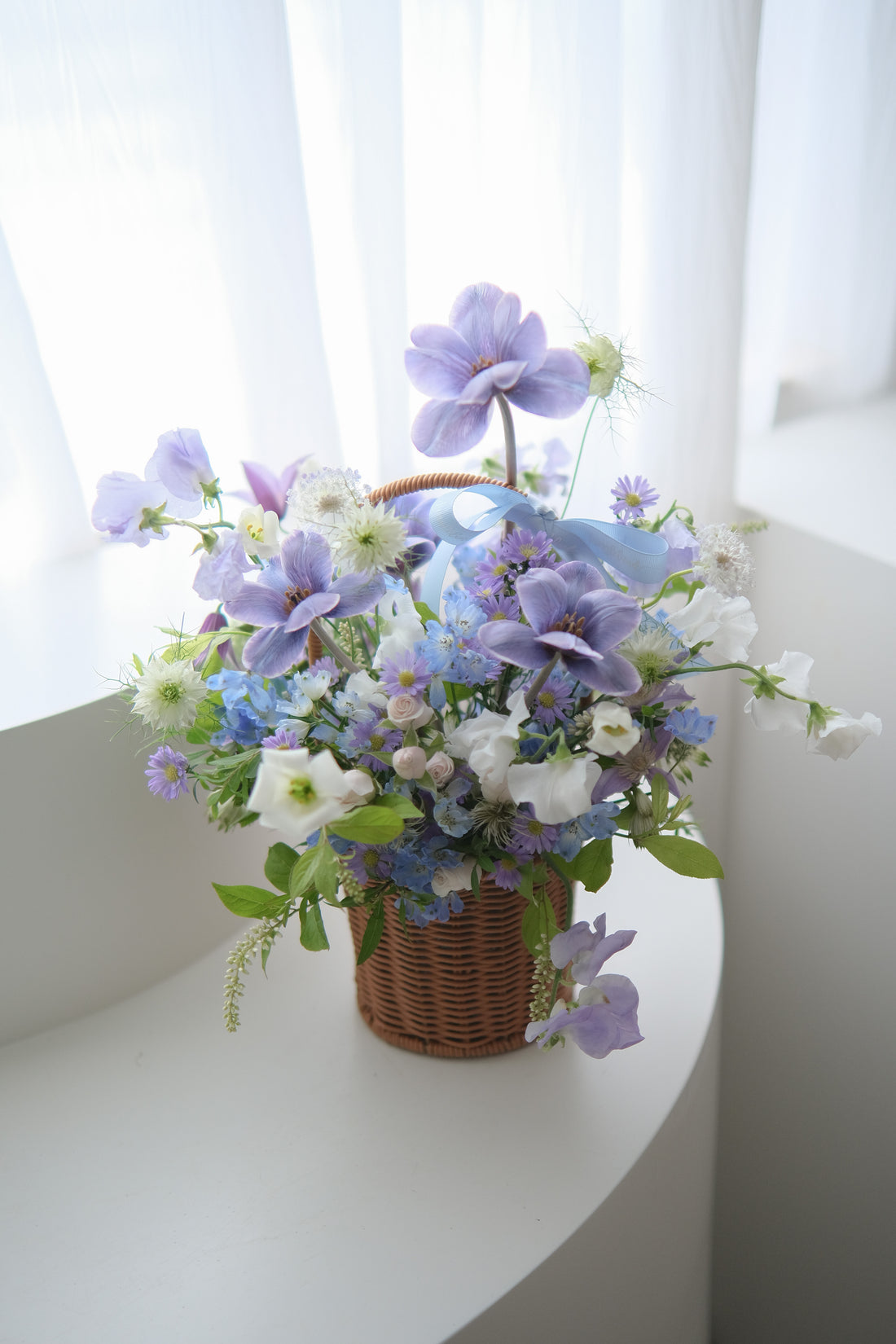 Fresh flower basket