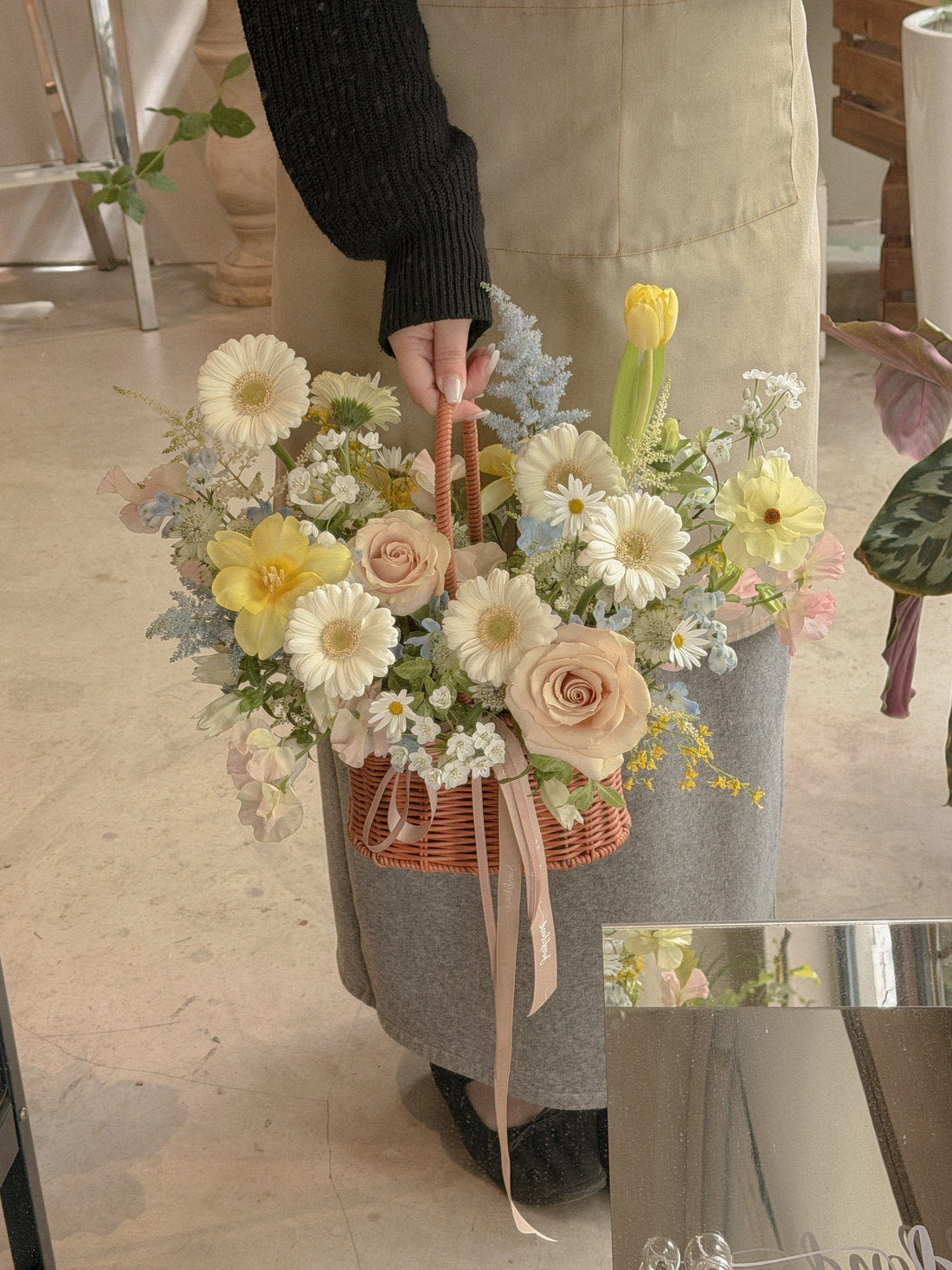 JUNE | Fresh flower basket class 鮮花籃班
