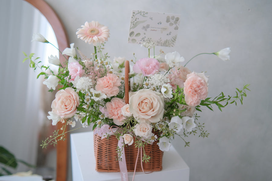 Fresh flower basket