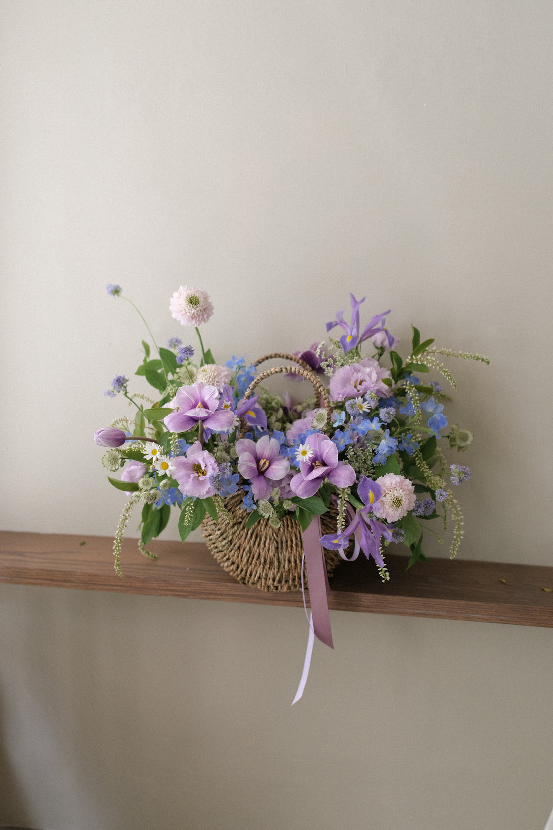 JUNE | Fresh flower basket class 鮮花籃班