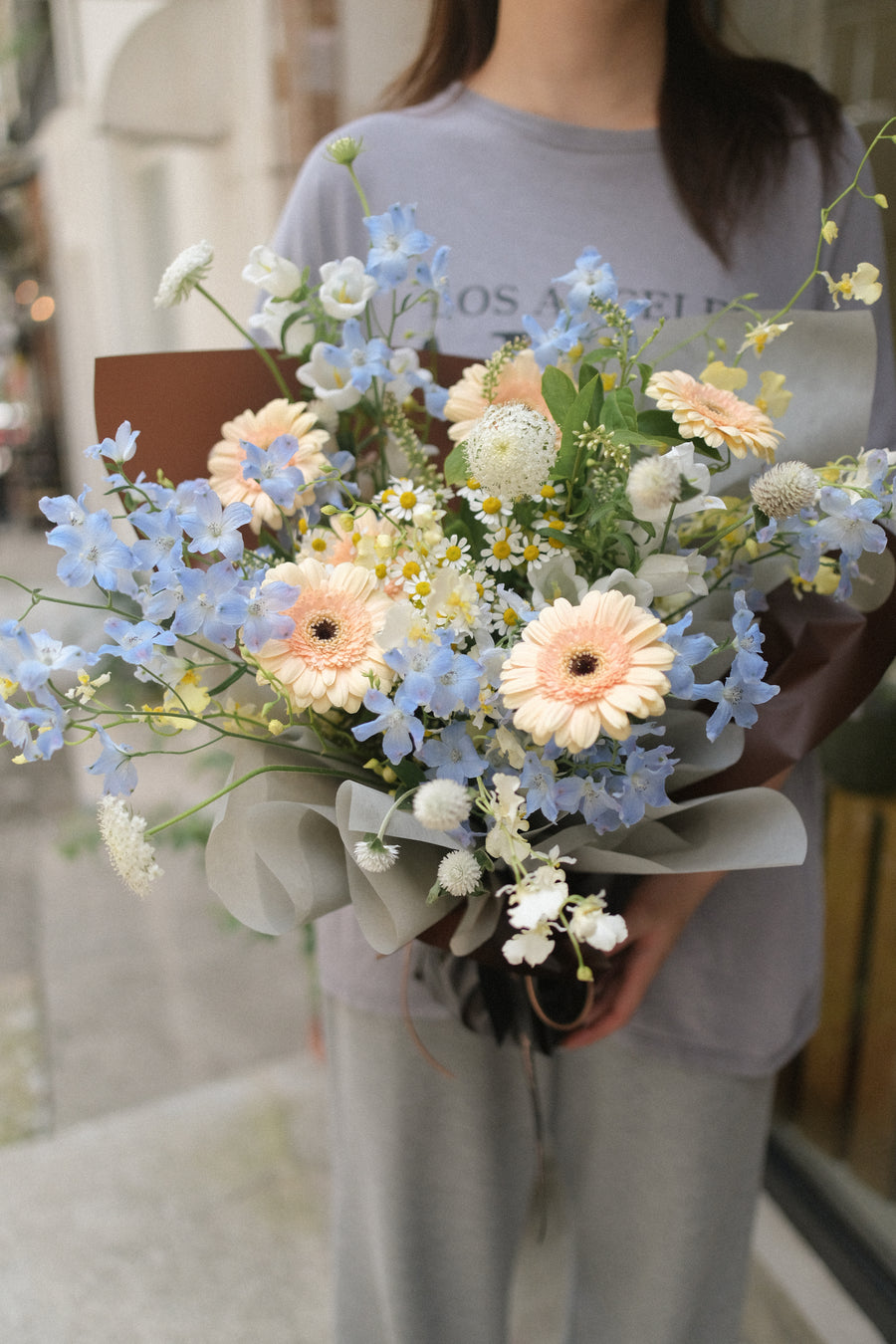 JULY｜Hand-tied bouquet class 花束班