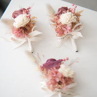 Boutonnieres & Wrist Corsages (Preserved flower)