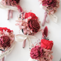 Boutonnieres & Wrist Corsages (Preserved flower)