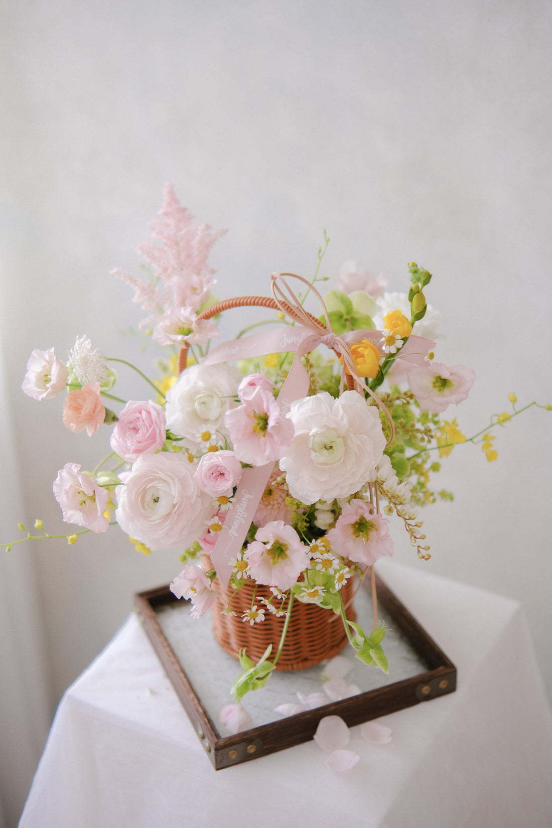 Fresh flower basket