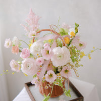 Fresh flower basket