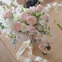 Wedding Bouquet 2024 (Fresh & Silk Flower)  - Luxury package