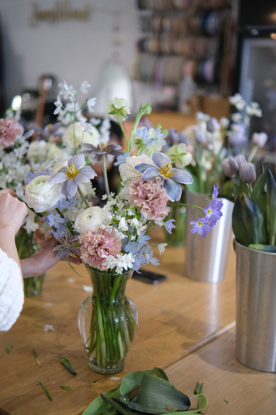 Oct | Vase arrangement class 家居瓶花