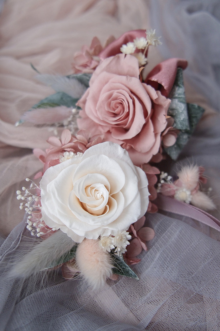 Boutonnieres & Wrist Corsages (Preserved flower)