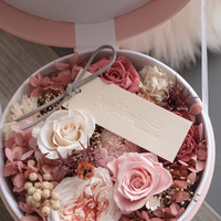 Preserved Flower Box wth Diptyque candle