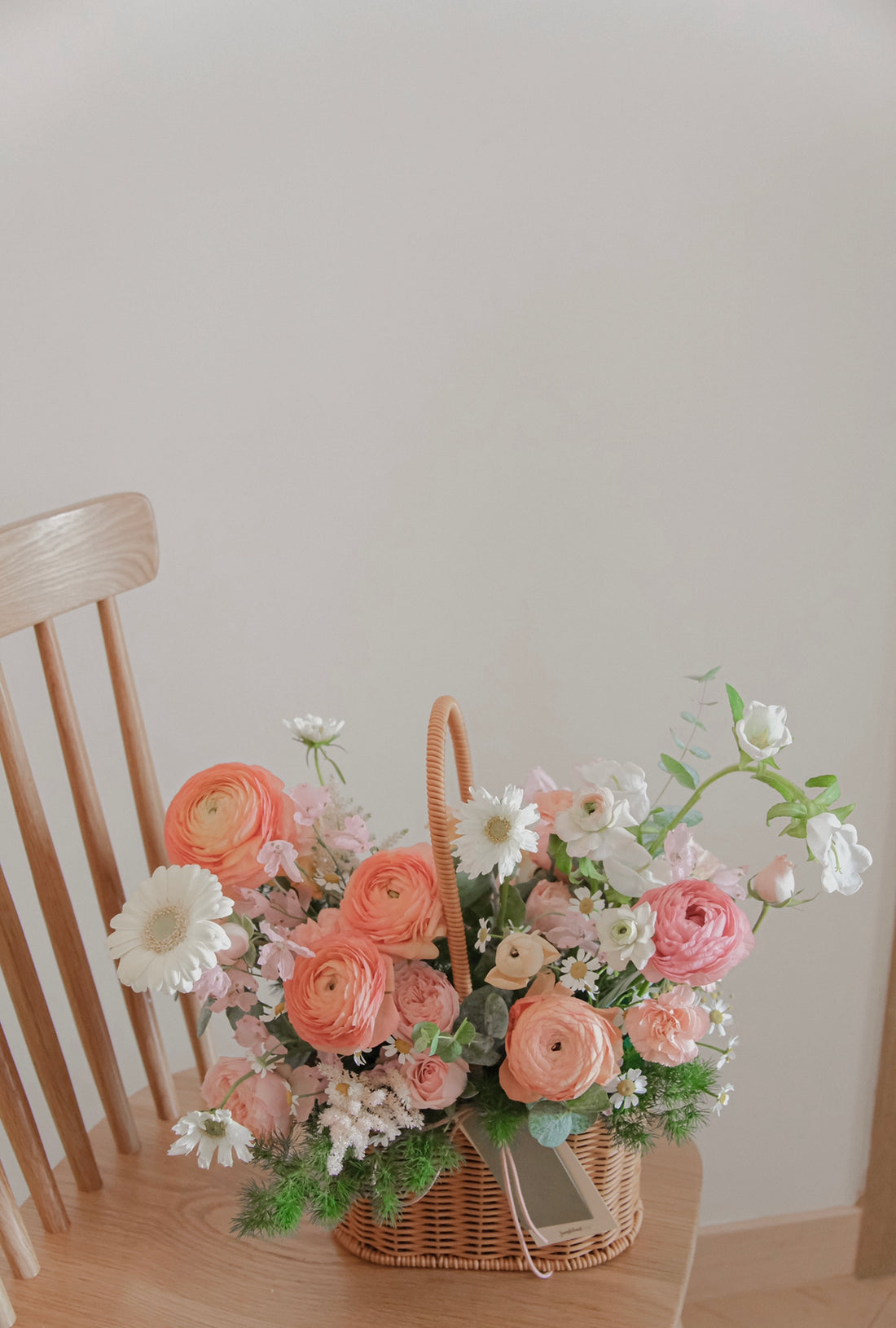 Fresh flower basket