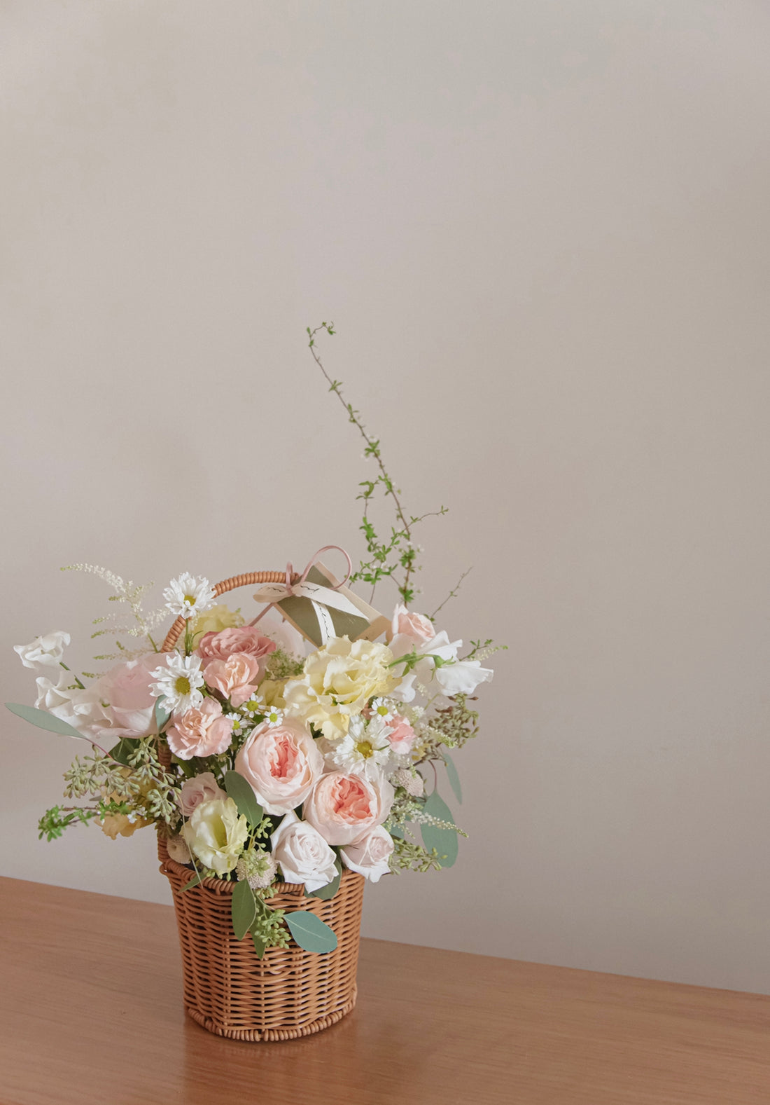 Fresh flower basket