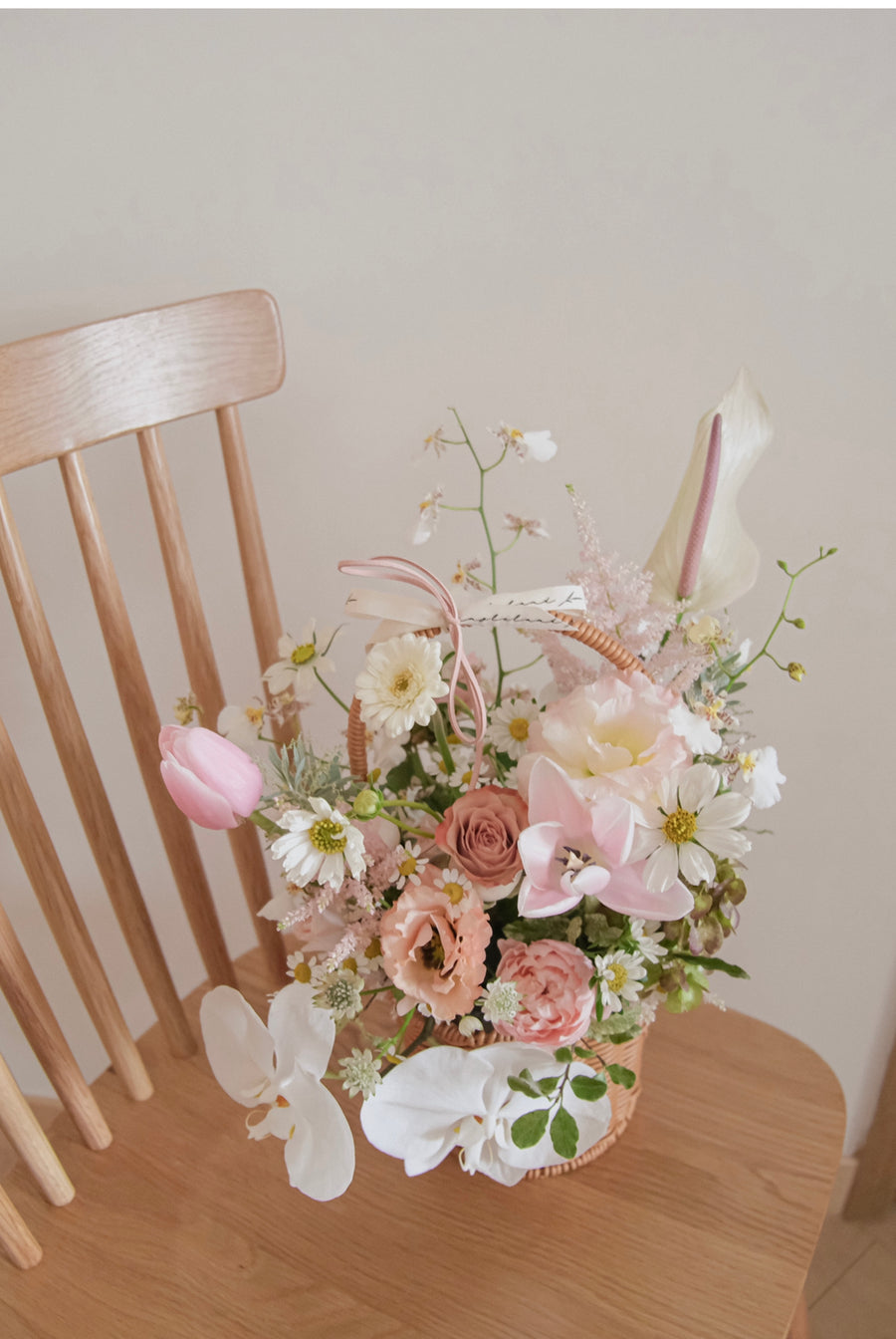 Fresh flower basket