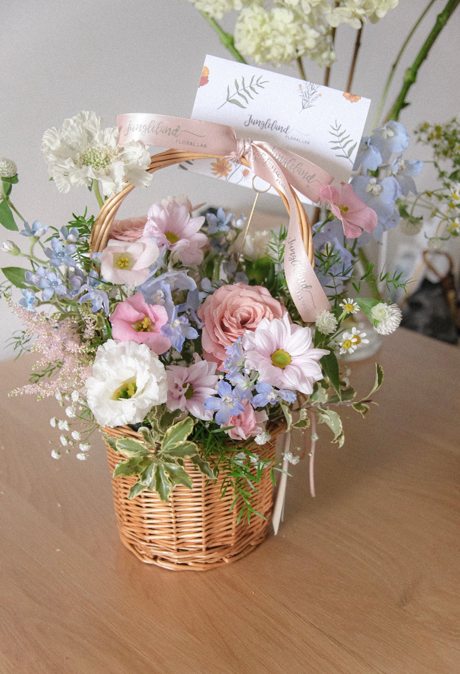 Fresh flower basket