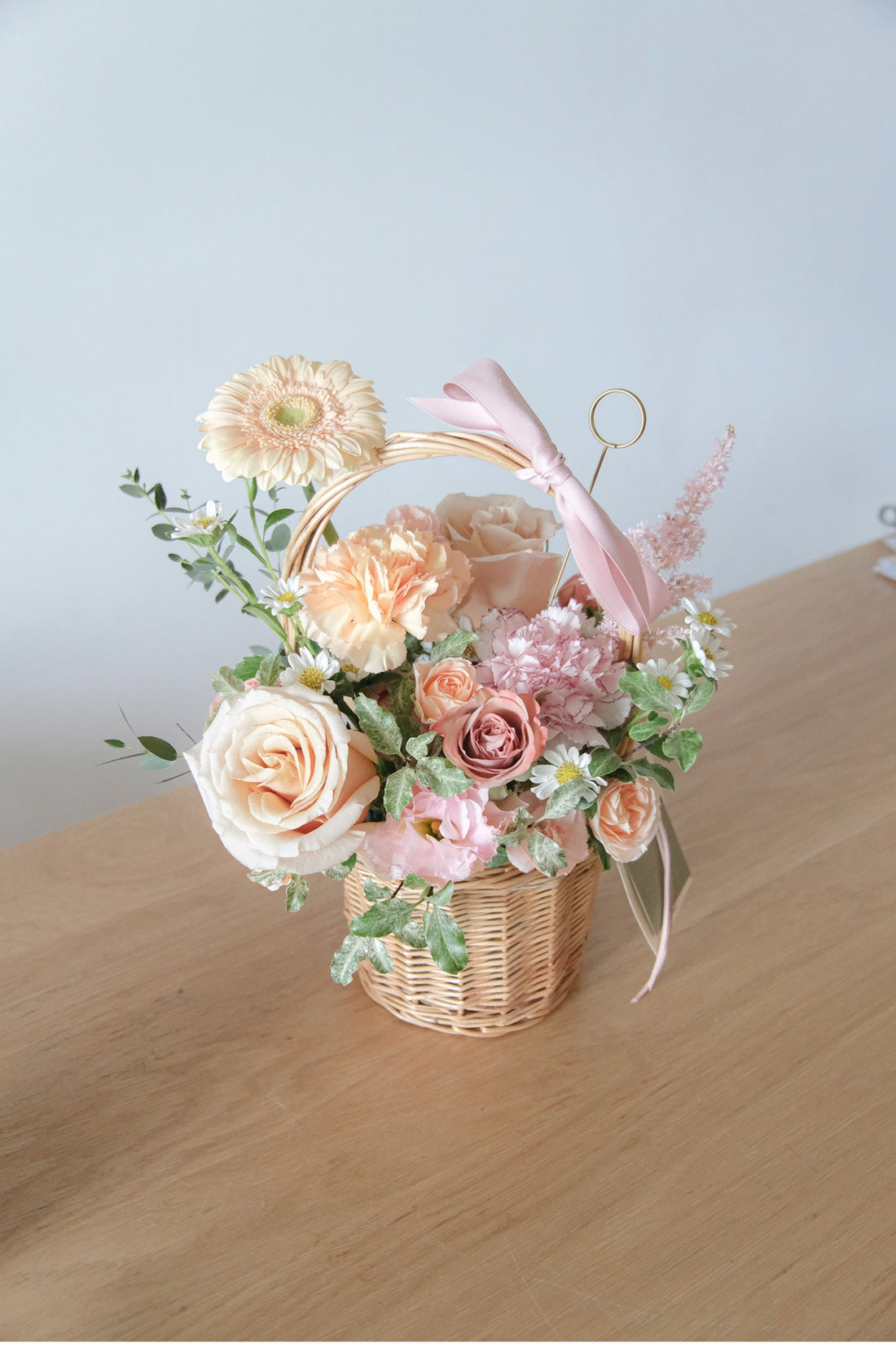 Fresh flower basket