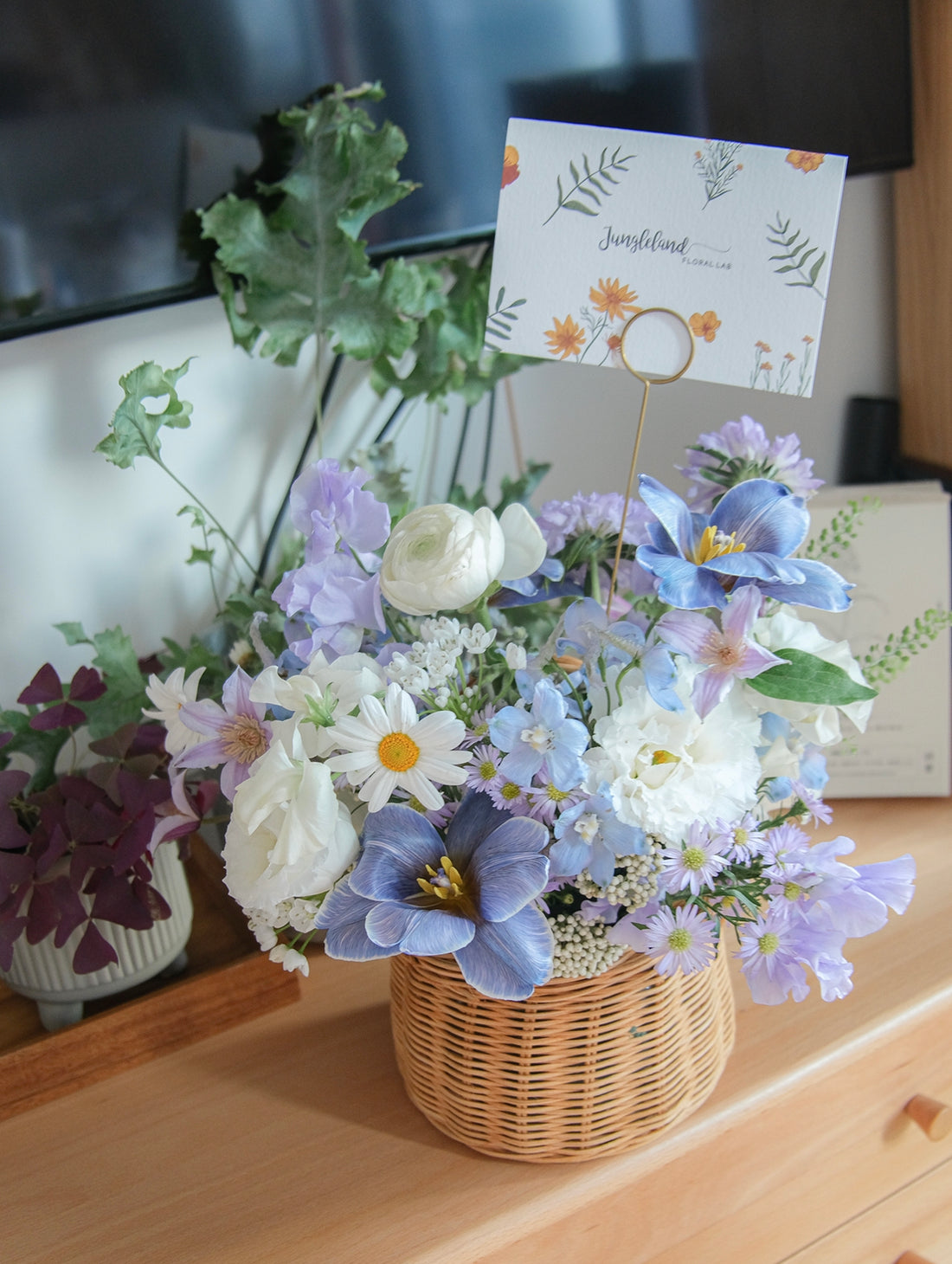 Fresh flower basket